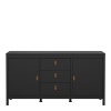 Barcelona Sideboard 2 Doors 3 Drawers Black