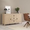 Barcelona Sideboard 2 Doors 3 Drawers Oak