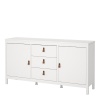 Barcelona Sideboard 2 Doors 3 Drawers White