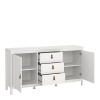 Barcelona Sideboard 2 Doors 3 Drawers White