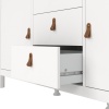 Barcelona Sideboard 2 Doors 3 Drawers White