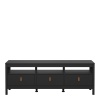 Barcelona Tv Unit 3 Drawers Black