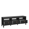 Barcelona Tv Unit 3 Drawers Black