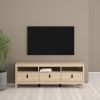 Barcelona Tv Unit 3 Drawers Oak