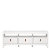 Barcelona Tv Unit 3 Drawers White