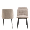 Brooke Dining Chair in Monza Beige Set of 2