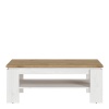 Celesto Coffee Table in White and Oak