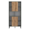 Darwin Bookcase 2 Door Green