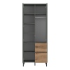 Darwin Wardrobe 2 Door 2 Drawer Green