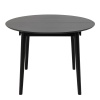 Montreux Round Dining Table in Black