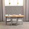 Santos Drop Leaf Coffee Table Grey Slate