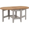 Santos Drop Leaf Coffee Table Grey Slate