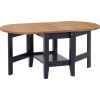 Santos Drop Leaf Coffee Table Navy Blue