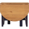 Santos Drop Leaf Coffee Table Navy Blue