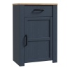 Boho 1 Door 1 Drawer Shoe Cabinet Navy