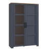 Boho 2 Display Cabinet Navy