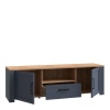 Boho 2 Door 1 Drawer TV Unit Navy