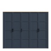 Boho 5 Door Wardrobe Navy