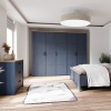 Boho 5 Door Wardrobe Navy