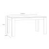 Boho Extending Dining Table Navy