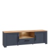 Boho LED 2 Door 1 Drawer TV Unit Navy