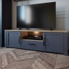 Boho LED 2 Door 1 Drawer TV Unit Navy