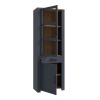 Boho Narrow Display Cabinet Navy