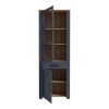 Boho Narrow Display Cabinet Navy